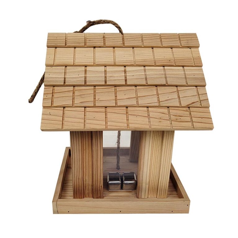 wooden bird feeder (1)